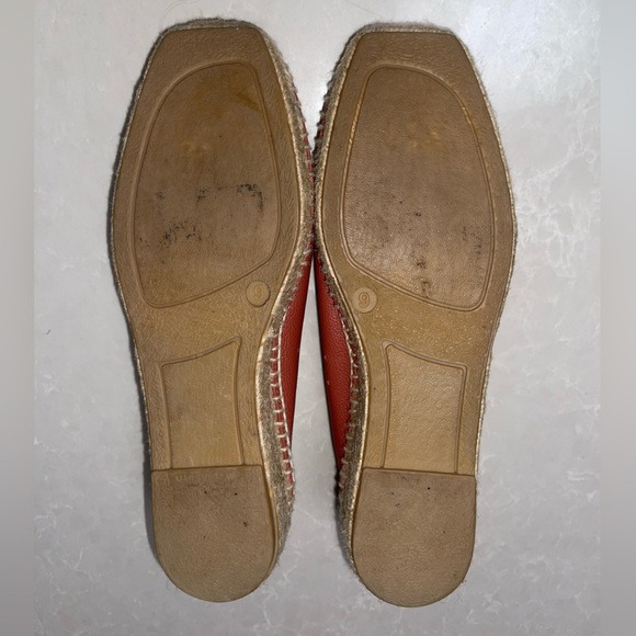 EUC Everlane Espadrille Square Toe Leather Slip On - Picture 9 of 10